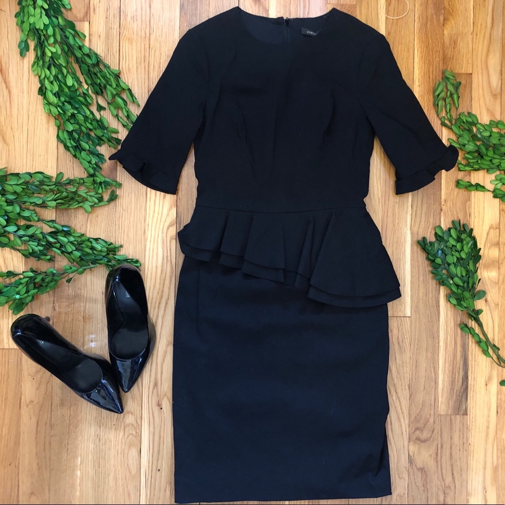 Cynthia Steffe Louella Asymetrical Peplum DressNWT - Picture 5 of 6